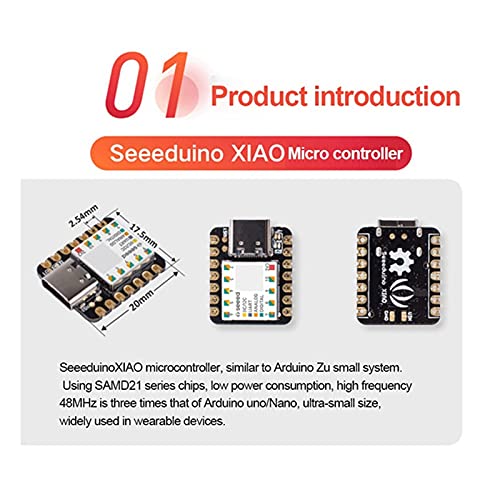 Didad Type-C Seeeduino XIAO Microcontroller SAMD21 Cortex M0 + 48MHz SPI I2C Interface for IDE/IOT System Tool - Image 3